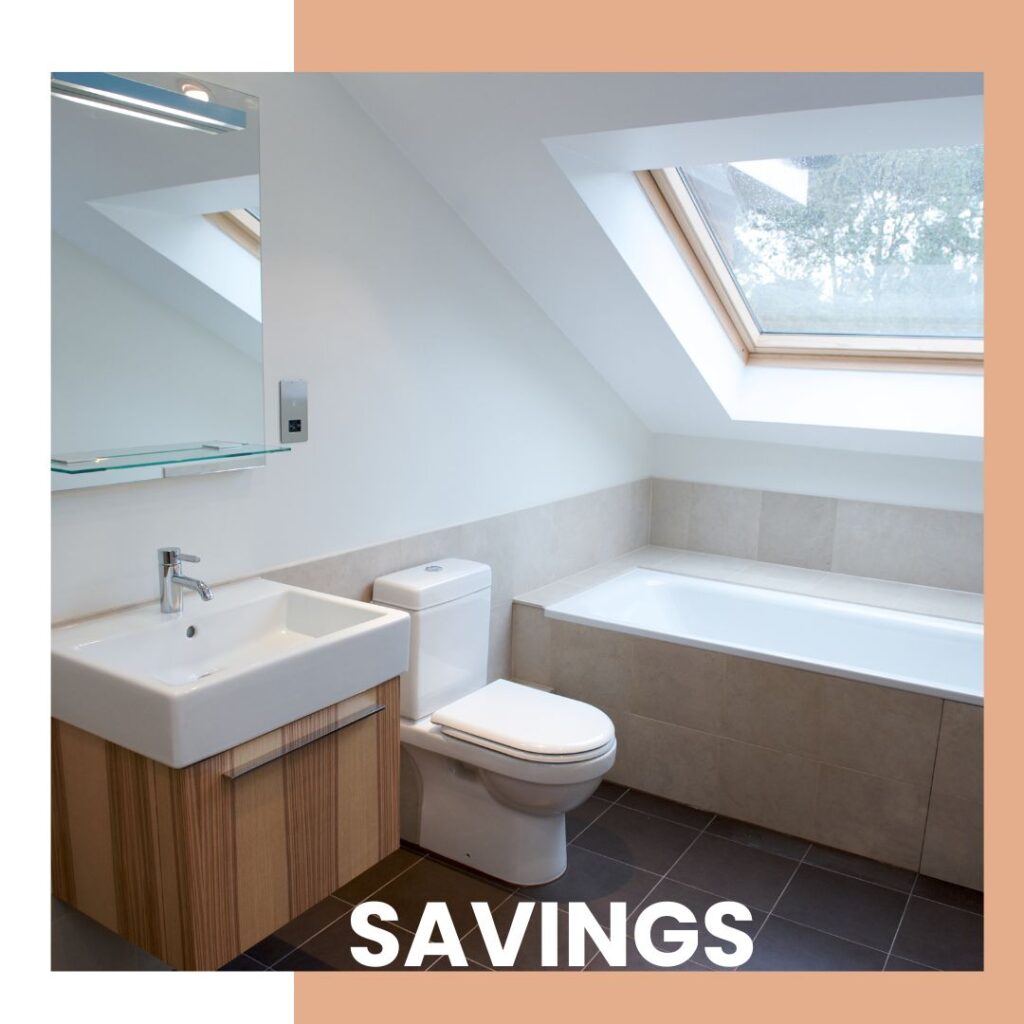 Home renovation finance - pay for a bathroom from savings